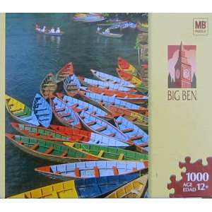    Big Ben 1000pc. Puzzle Phewa Lake, Pokhara, Nepal: Toys & Games