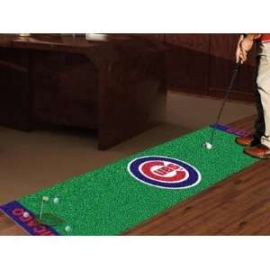    Chicago Cubs Golf Putting Green Runner Area Rug