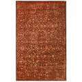 Handmade Silk Road Majestic Rust New Zealand Wool Rug (4 x 6 