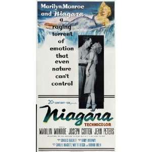  Niagara Poster Movie 20x40 Marilyn Monroe Joseph Cotten 