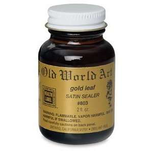  Old World Art Gold Leafing Mediums   2 oz, Satin Sealer 