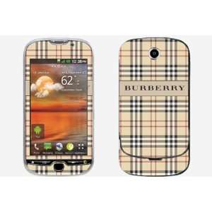   Burberry Vinyl Adhesive Decal Skin for HTC MyTouch: Cell Phones