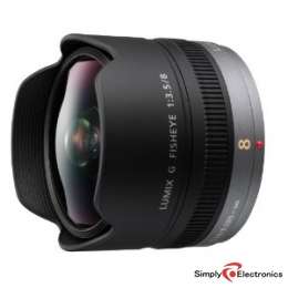 Panasonic Lumix G 8mm F3.5 Fisheye Lens for GF2 GH2 G2 0885170007604 