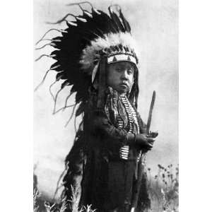 Exclusive By Buyenlarge A Cheyenne Warrior of the Future 28x42 Giclee 