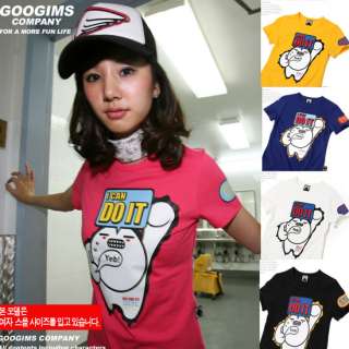 KoreaStar GOOGIMS★New Unisex Cotton T shirt  5color  