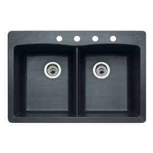  Double Basin Composite Granite Kitchen Sink 440220 4