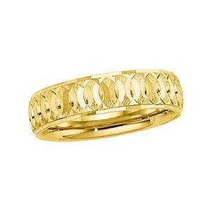 Size 05.00 14K Yellow Gold Design Band Jewelry