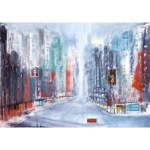  Bernd Klimmer 39.25W by 27.5H  Time Square CANVAS Edge 