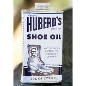  Huberds Shoe Oil Leather Conditioner Protector 8 oz 
