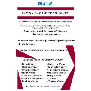 Viaguard Complete Genetic Scan. A Genetic Mri of Your Tissues and 