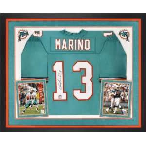 Dan Marino Miami Dolphins Deluxe Framed Autographed Jersey 