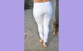 White Ankle Skinny Jeans Jeggings SZ 0 13 from JUST USA  
