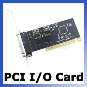 PCI IEEE 1284 Parallel Printer LPT Port I/O Card EEP  