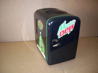 Black Mountain Dew Mini Fridge Personal Cooler Desk Car  