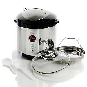 Wolfgang Puck 7 QUART ELECTRIC 4 In 1 PRESSURE COOKER Brand New! Black 