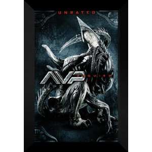   Aliens Vs. Predator: Requiem 27x40 FRAMED Movie Poster: Home & Kitchen