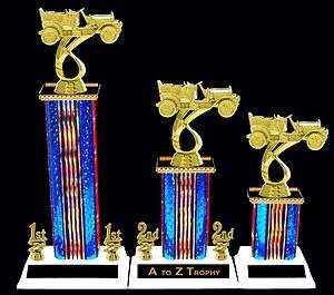   SHOW TROPHIES 1st 2nd 3rd PLACE AUTO COLLECTING TROPHY AWARDS  