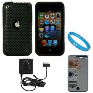  Metallic Black Protective Rubberized Crystal Hard Snap on Case 