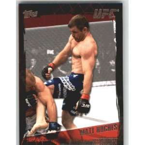 2010 Topps UFC Trading Card # 28 Matt Hughes (Ultimate Fighting 