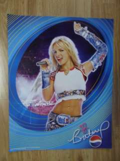 Britney Spears Pepsi Tour Music Poster  