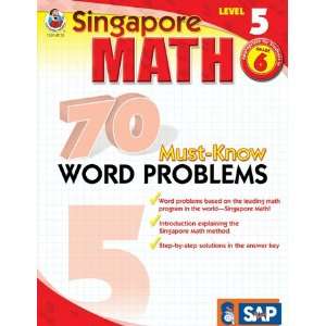  Singapore Math Level 5 Gr 6 70 Must