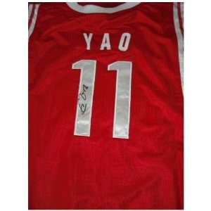  Yao Ming Autographed Jersey   