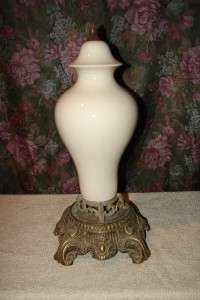 Vtg Porcelain Hand Painted Table Lamp Falkenstein 1919  