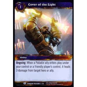 World of Warcraft WoW TCG   Cover of the Light   Dungeon Treasure Card 