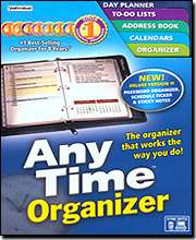Anytime Organizer Deluxe 11 Any Time Calendar VISTA  