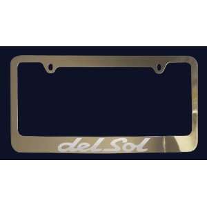  Honda Del Sol License Plate Frame (Zinc Metal): Everything 