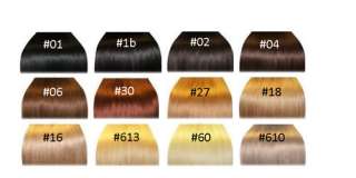 40 PCS INDIAN Remy Tape Skin Weft Human Hair Extensions  