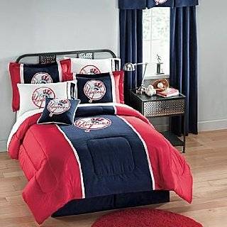  NEW YORK YANKEES NY 5PC TWIN BEDDING SET, Comforter Sheets 