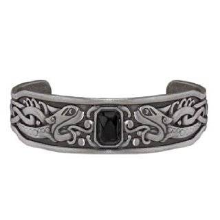  Celtic Knot Pattern Druid Irish Pewter Bracelet Jewelry