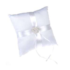  Artwedding Love Theme Satin Wedding Ring Pillow 