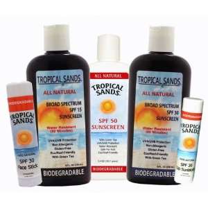  Tropical Sands 5 Pack All Natural Sunscreen Assortment 