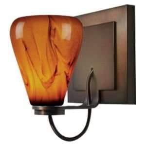Lucy LED Sconce by Bruck Lighting Systems : R071163 Glass Color Blue 