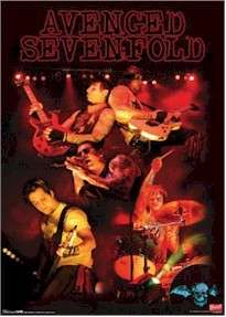 MUSIC POSTER ~ AVENGED SEVENFOLD LIVE COLLAGE  