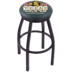   Em Steel Stool with Flat Ring Logo Seat and L8B2B Base