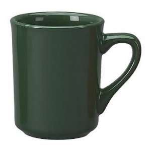  Green Cancun Toledo Mugs   3 7/8 High x 3 1/8 Top 