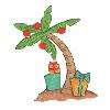 Embroidery Machine Designs CD TROPICAL CHRISTMAS  
