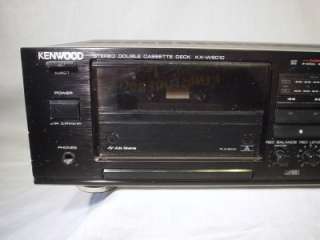 Kenwood KX W6010 Stereo Double Cassette Deck Auto Rev  