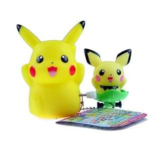   Pokemon Go! Go! Pikachu & Friend Wind Up Vinyl Figure: Toys & Games