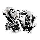PUGSTER CUTE FROG SILVER TONE CHARM BEAD FOR BRACELET H84