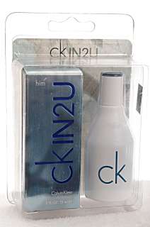 Calvin Klein CK IN 2U Men Cologne Fragrance Eau de Toilette Spray NEW 