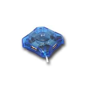  4 Port Hi Speed Ultra Slim USB Mini HUB   BLUE: Everything 