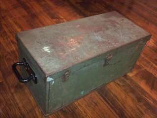   Klove 2 Drawer Vintage Tool Box Machinist Chest Mechanic No Resv