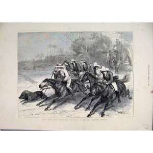  1872 Late Lord Mayo Hog Hunting Pangsa Eastern Bengal 