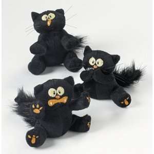  Plush Scaredy Cats   Novelty Toys & Plush: Toys & Games