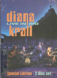 DVD SET DIANA KRALL LIVE IN RIO SPECIAL EDITION SEALED NEW  