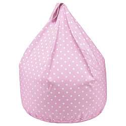 Buy Kids Cotton Polka Dot Bean Bag, Pink from our Bean Bags range 